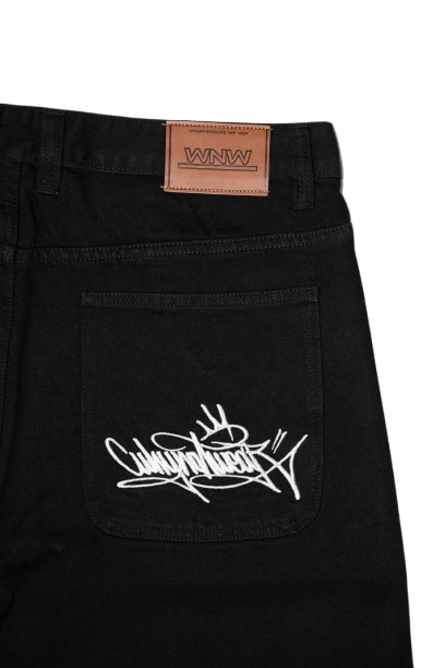 WhyNotWear Black Baggy Jorts