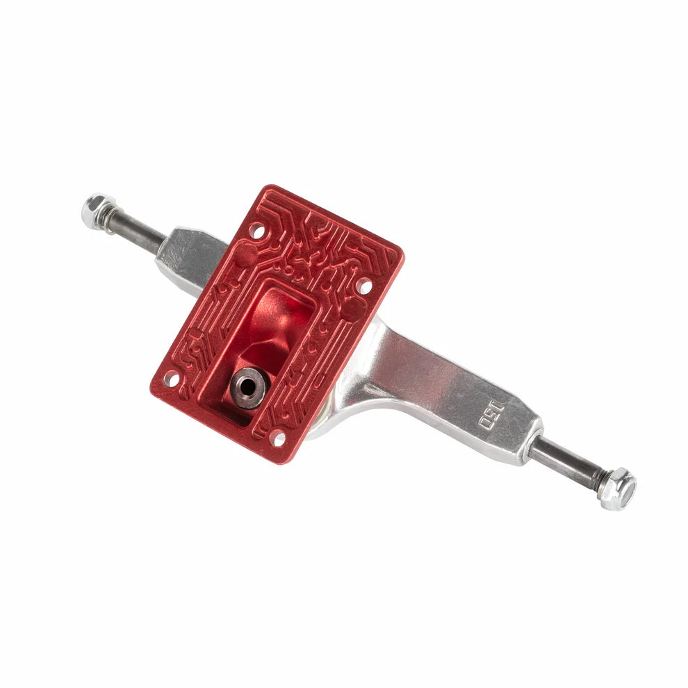 Lurpiv Trucks -Lurpiv 3 Hollow PAIR - Polished/Red