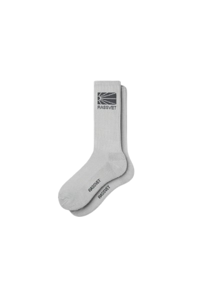 Rassvet Logo Crew socks (grey)