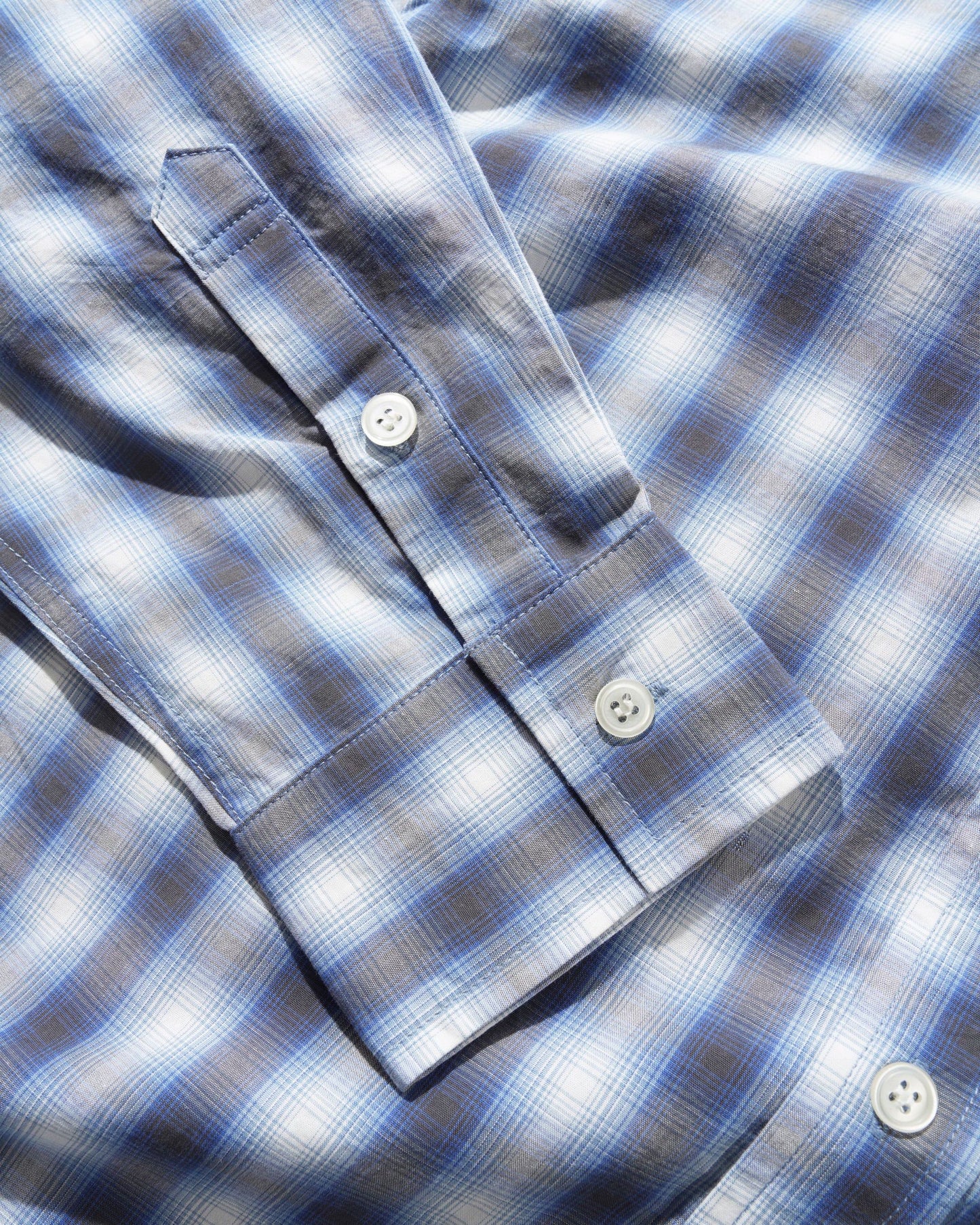 Butter Goods Shadow Plaid Shirt Col.Blue