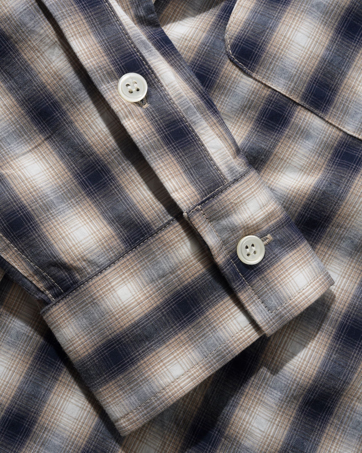 Butter Goods Shadow plaid Shirt Col.Tan