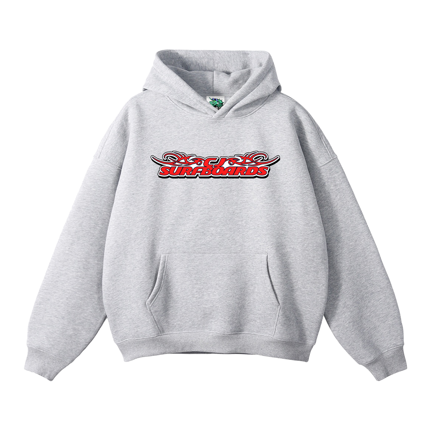 CJ Surfboards Tribal hoodie grey