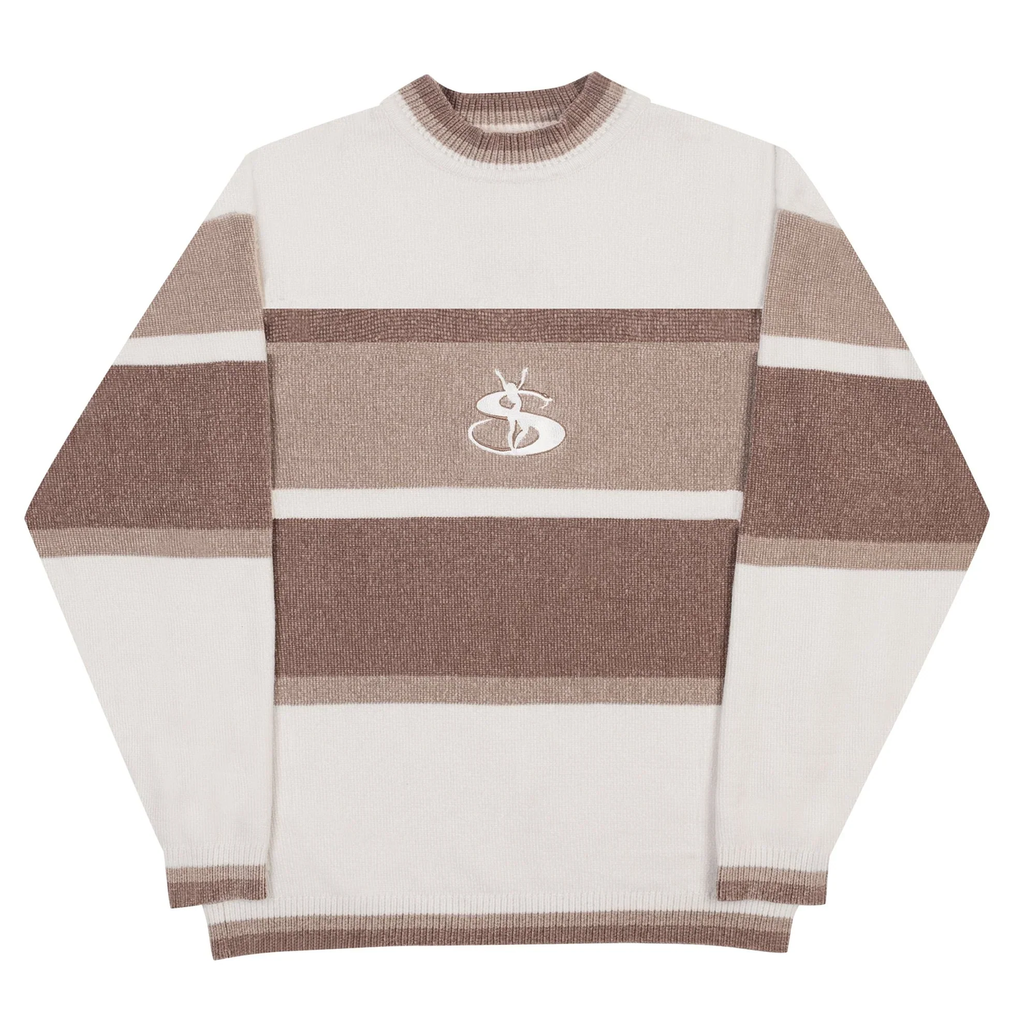 Yardsale XXX - Phantasy Chenille Knit - Cream/Stone/Khaki