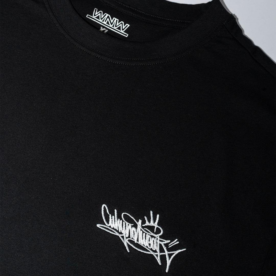 Why Not Wear-T-shirt Oversize minimal Black