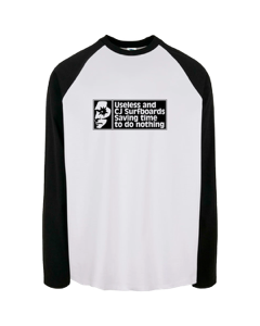 CJ Surfboards X Useless long sleeve baseball tee
