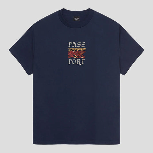 Pass~Port Antler Tee - Navy