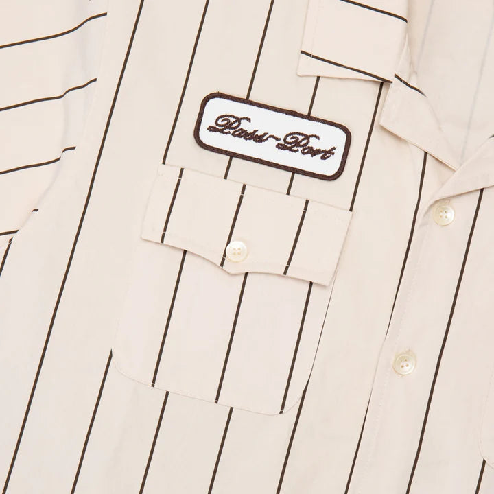 Pass~Port Striped Casual Shirt - Cream