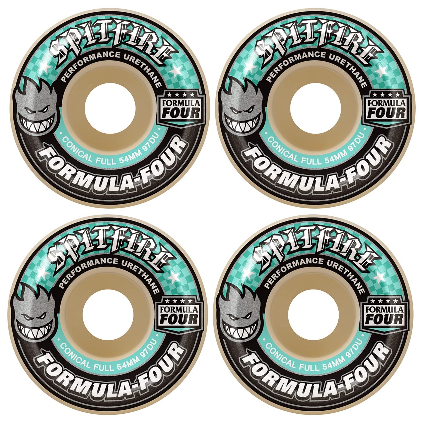 Spitfire Wheels Formula 4 97Du Conical Full 58mm