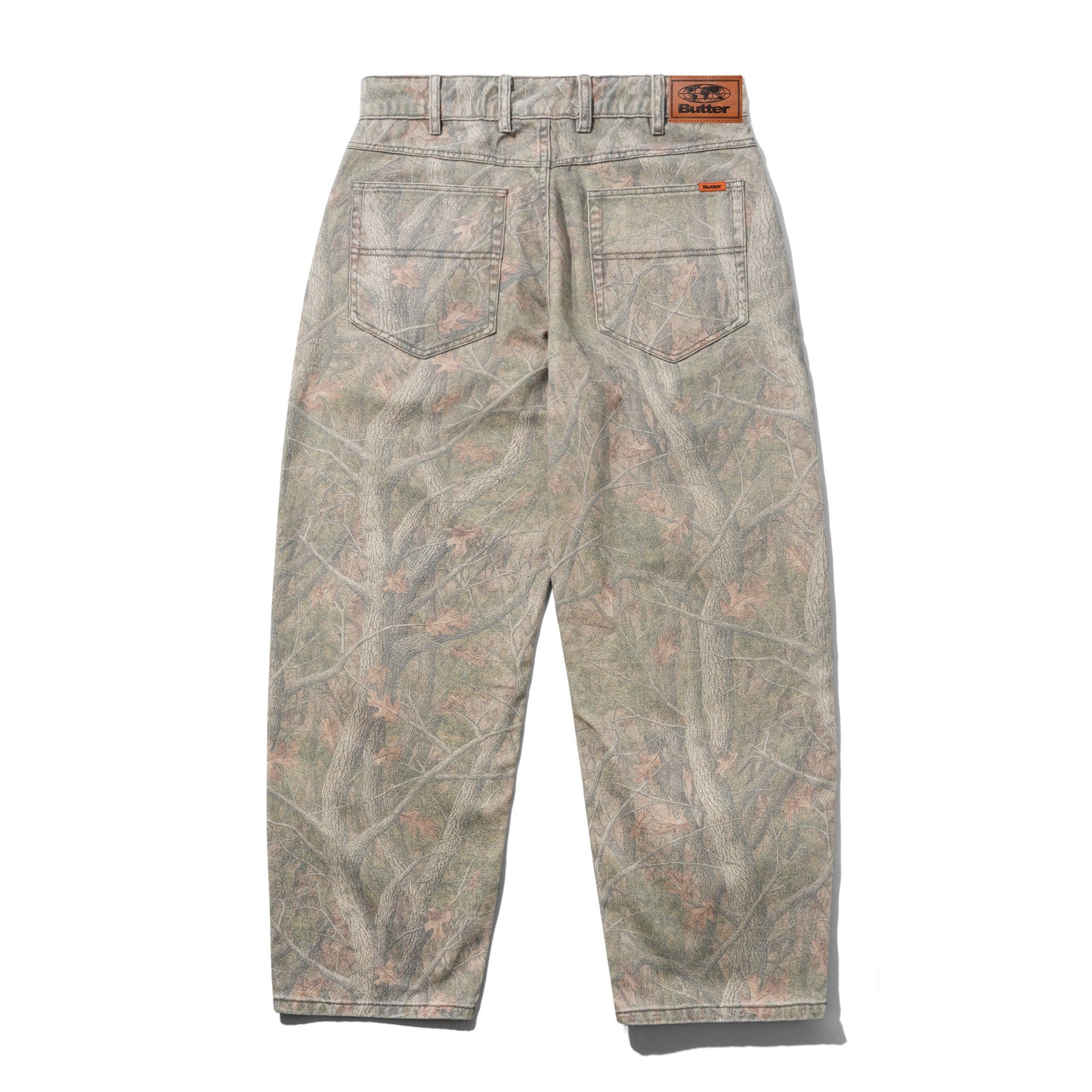 Butter Goods Baggy Denim Jeans Col.Forest Camo