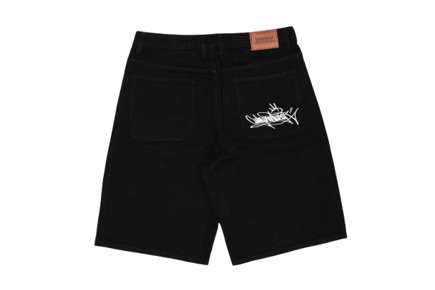 WhyNotWear Black Baggy Jorts