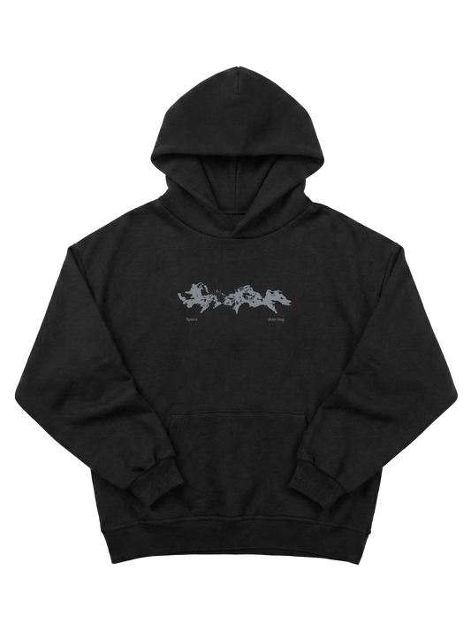 Spacca Skate Mag Graphite Fragment Hoodie
