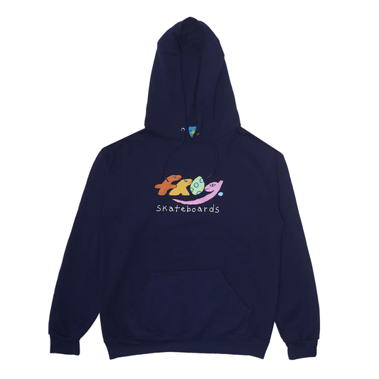 Frog Skateboards Dino Logo Hoodie Navy