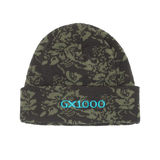 GX1000 Floral Beanie (green)