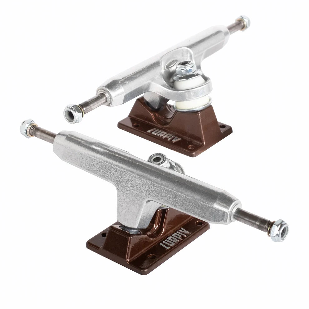 Lurpiv Trucks -Lurpiv 3 Hollow PAIR - Polished/Brown