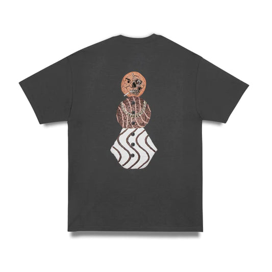 quartersnacks halloween snackman tee charcoal