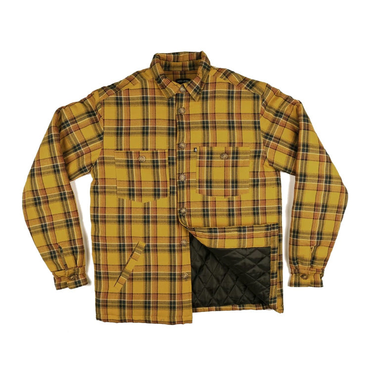 Pass~Port Quilted Zip up Flannel Jacket