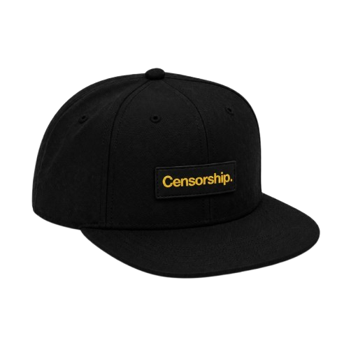 Censorship Wordmark Logo Cap