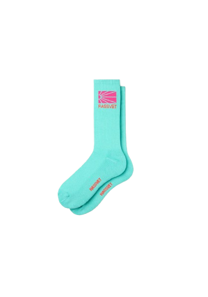 Rassvet Logo Crew socks (green)