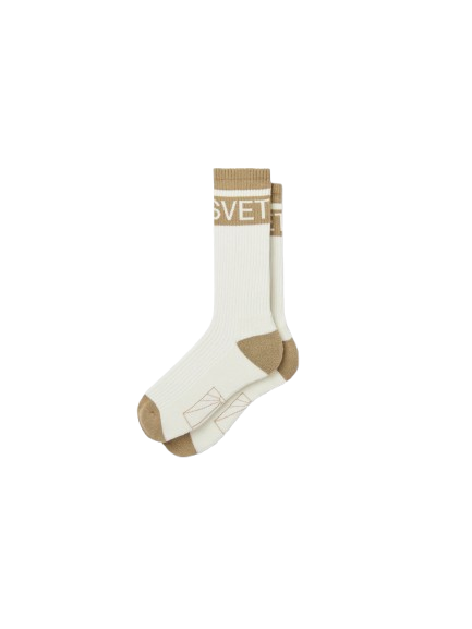 Rassvet Striped Logo Crew Socks