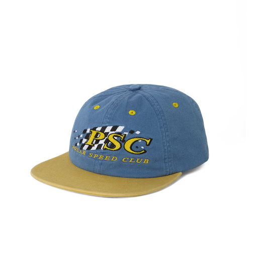 Polar Skate Co. Michael Cap | Polar Speed Club - Blue/Yellow