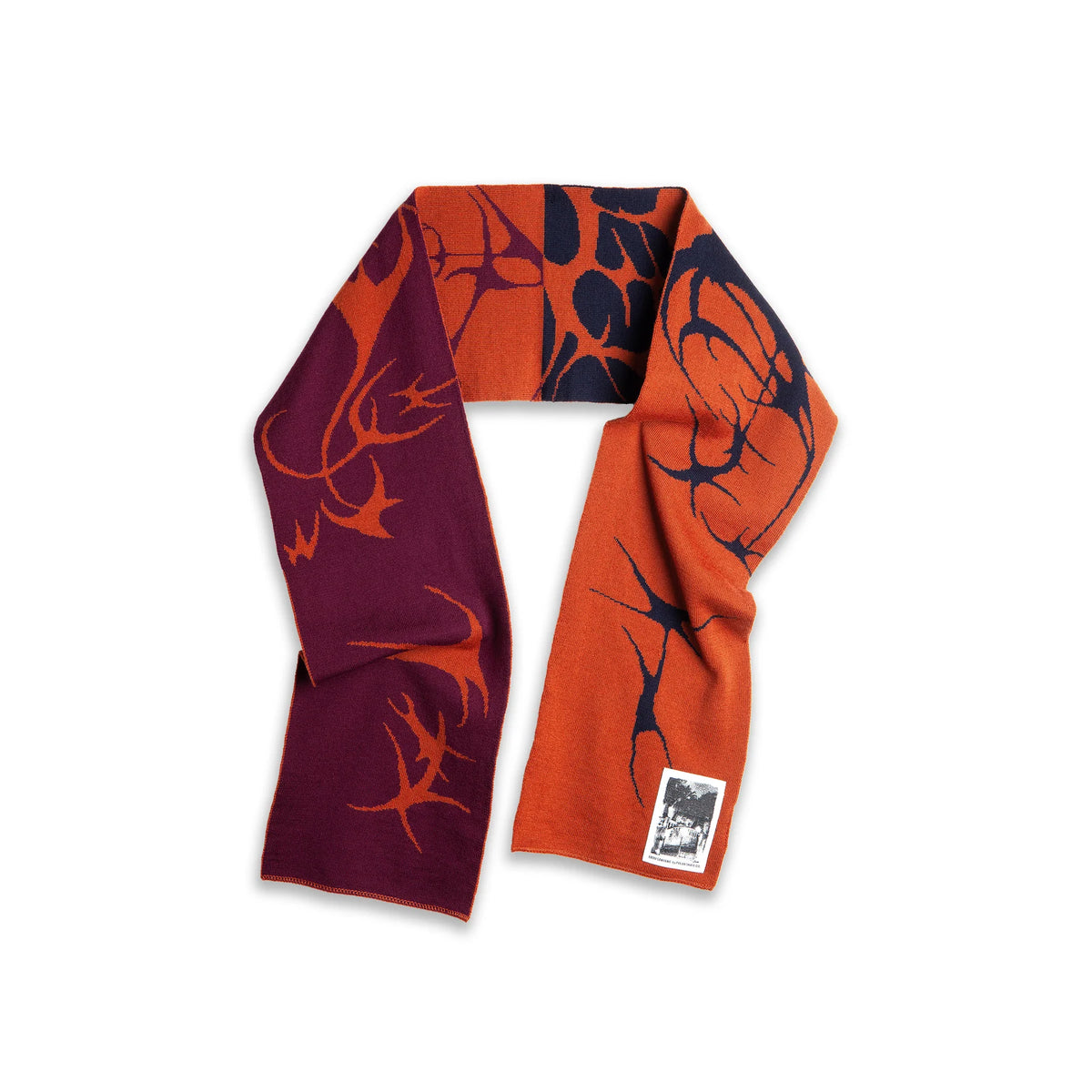 Salim Scarf Tribal - Burnt Orange