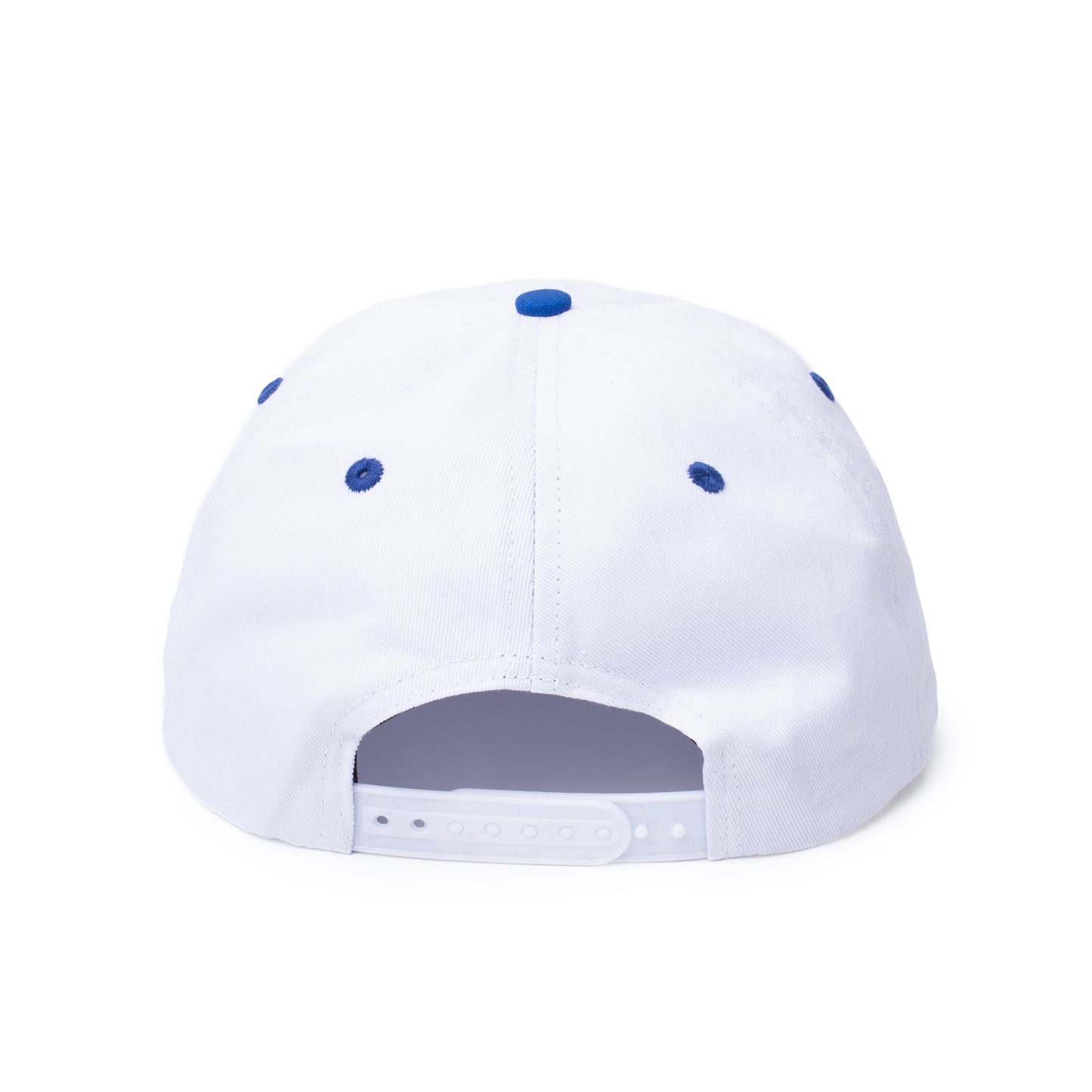 Quartersnacks 70's logo cap (white & royal)