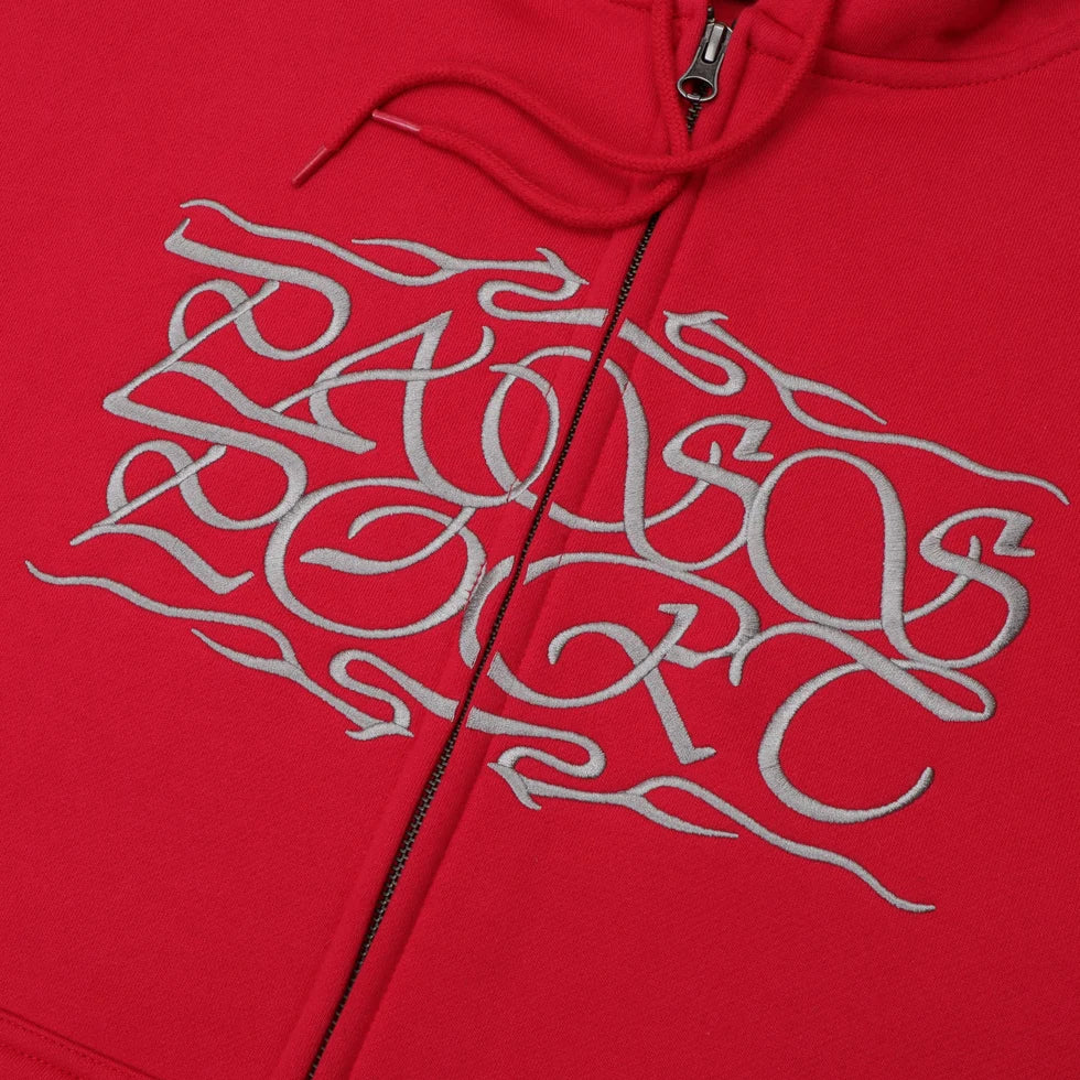 Pass~Port Calligraphy Zip Hood