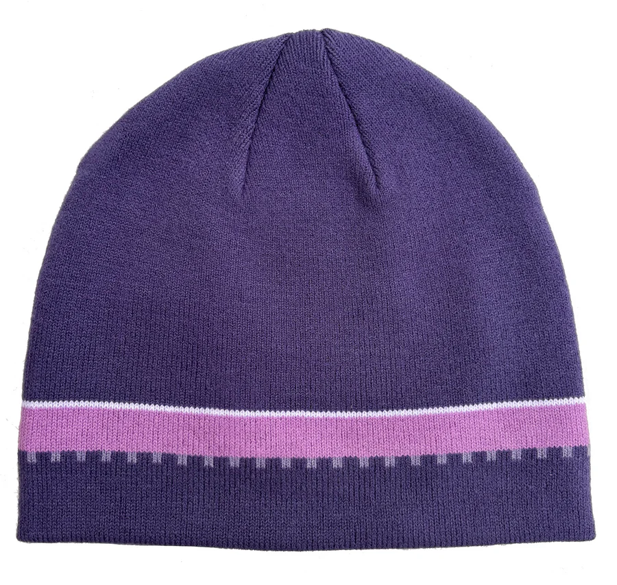 Frog Skateboards Purple Pirate Beanie