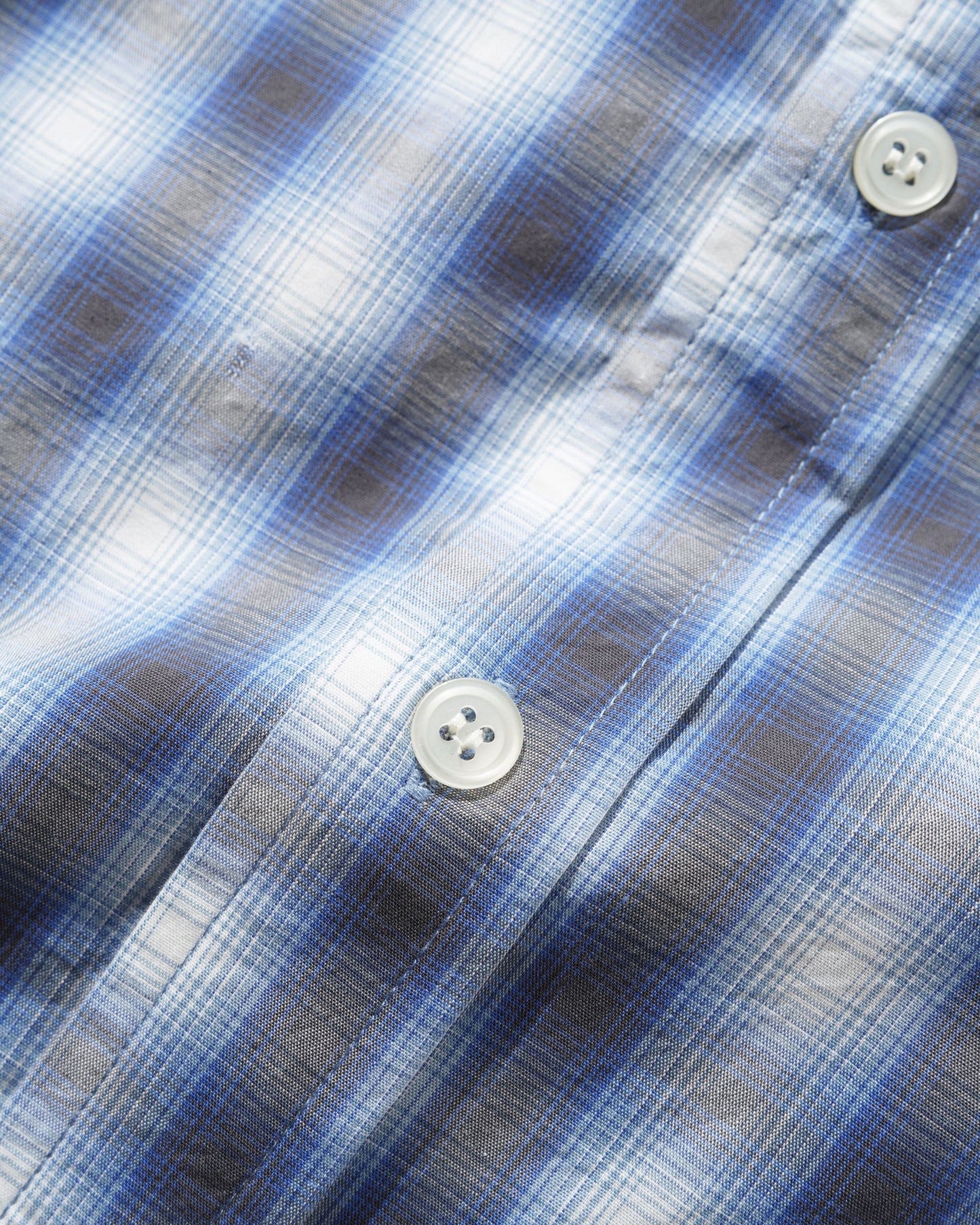 Butter Goods Shadow Plaid Shirt Col.Blue