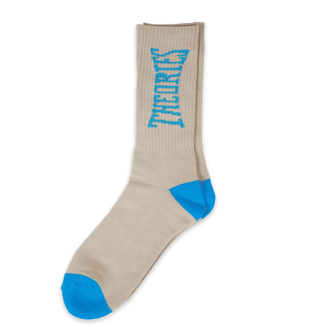 Theories Punch Out Socks col. Cream/Blue