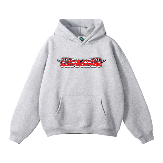 CJ Surfboards Tribal hoodie grey