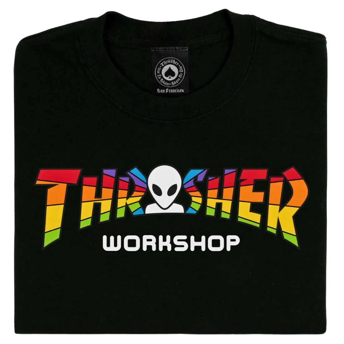 Thrasher/AWS Spectrum Black Tee