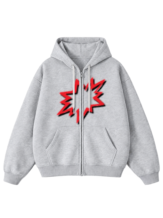 CJ Surfboards Zip Hoodie - Grey