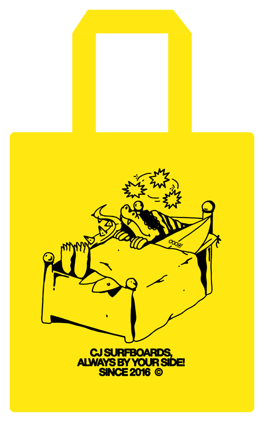 CJ Surfboards Always By Your Side tote bag (yellow)