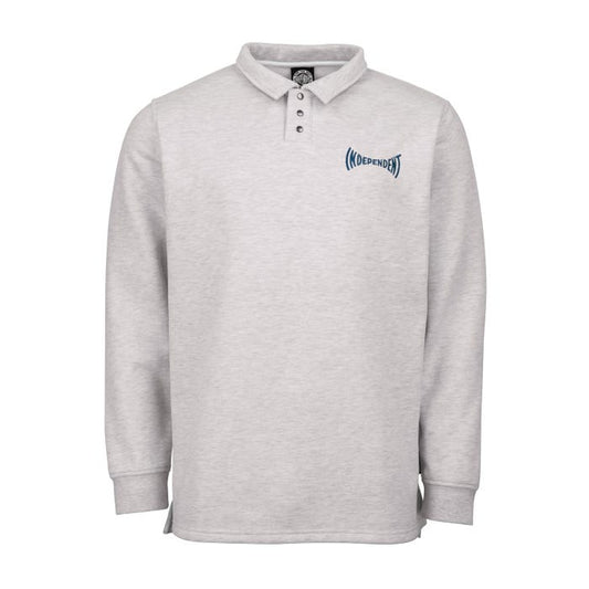 independent span polo crew grey