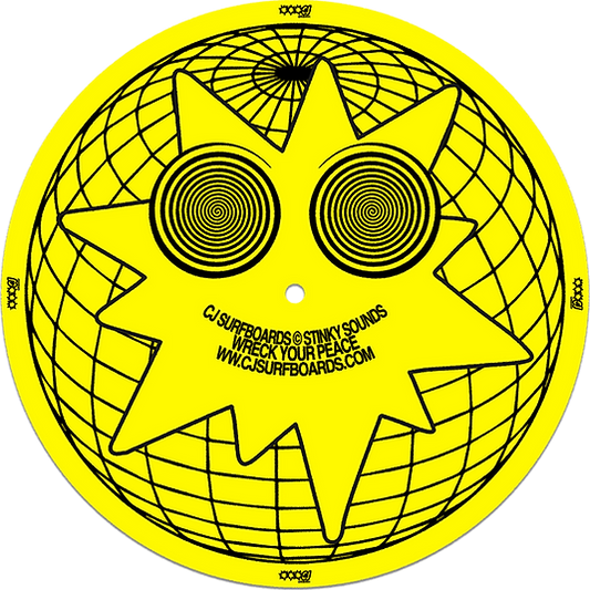 CJ Surfboards Stinky Sounds Slip Mat Yellow