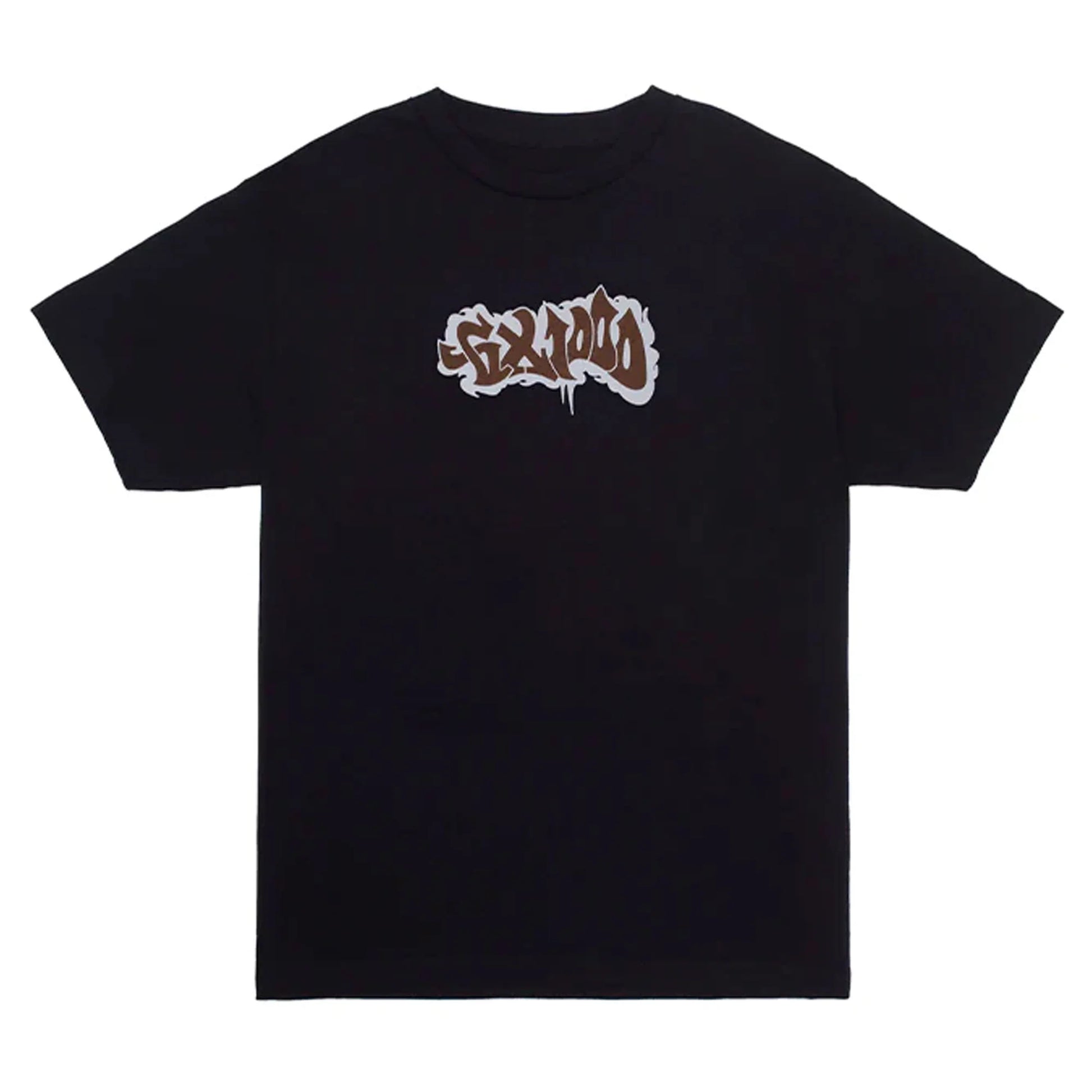 gx1000 throwie tee black and brown