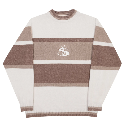 Yardsale XXX  - Phantasy Chenille Knit -  Cream/Stone/Khaki