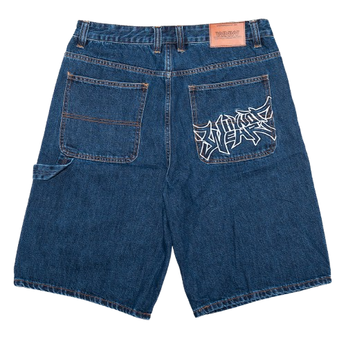 WhyNotWear Blue Baggy Jorts