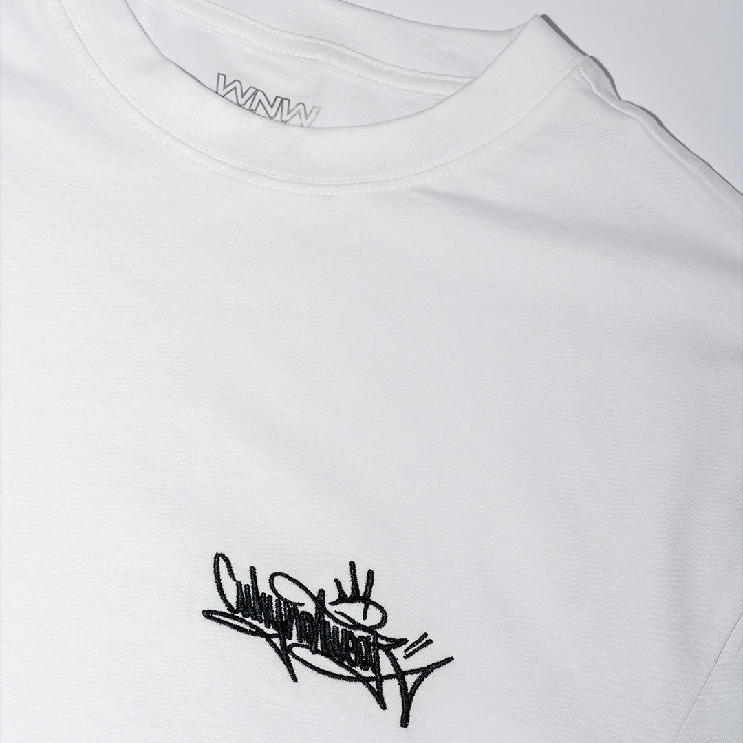 Why Not Wear-T-shirt Oversize minimal White